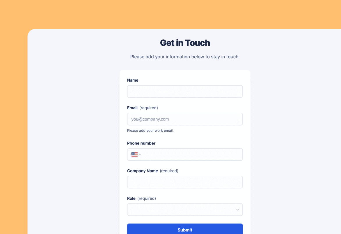 Get in touch preview image