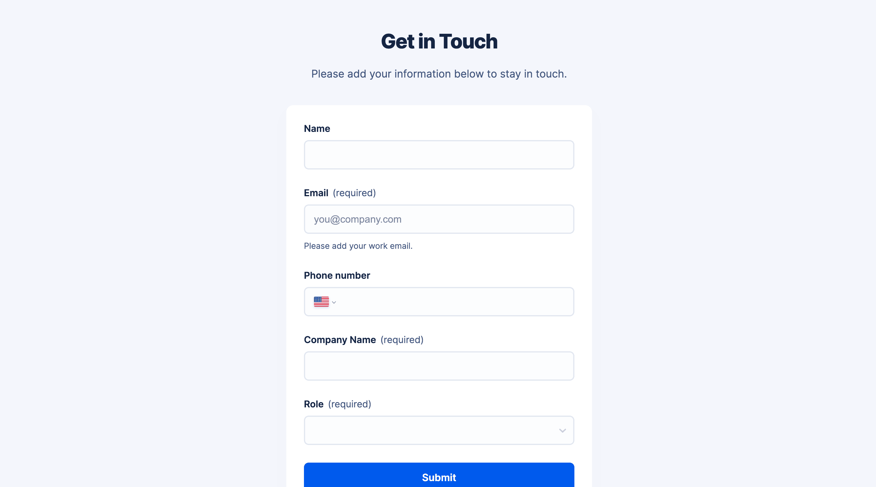 Get in touch preview image