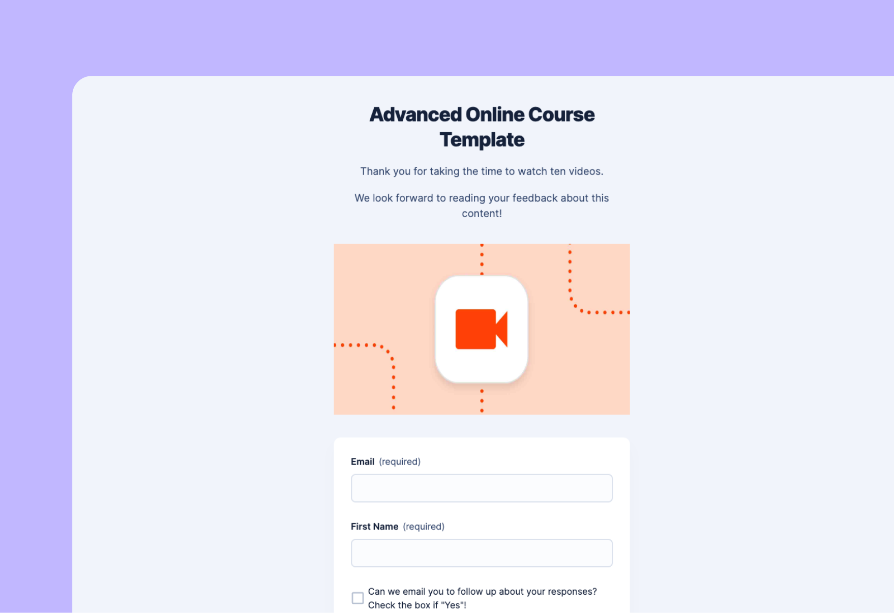 Advanced Video Course Preview