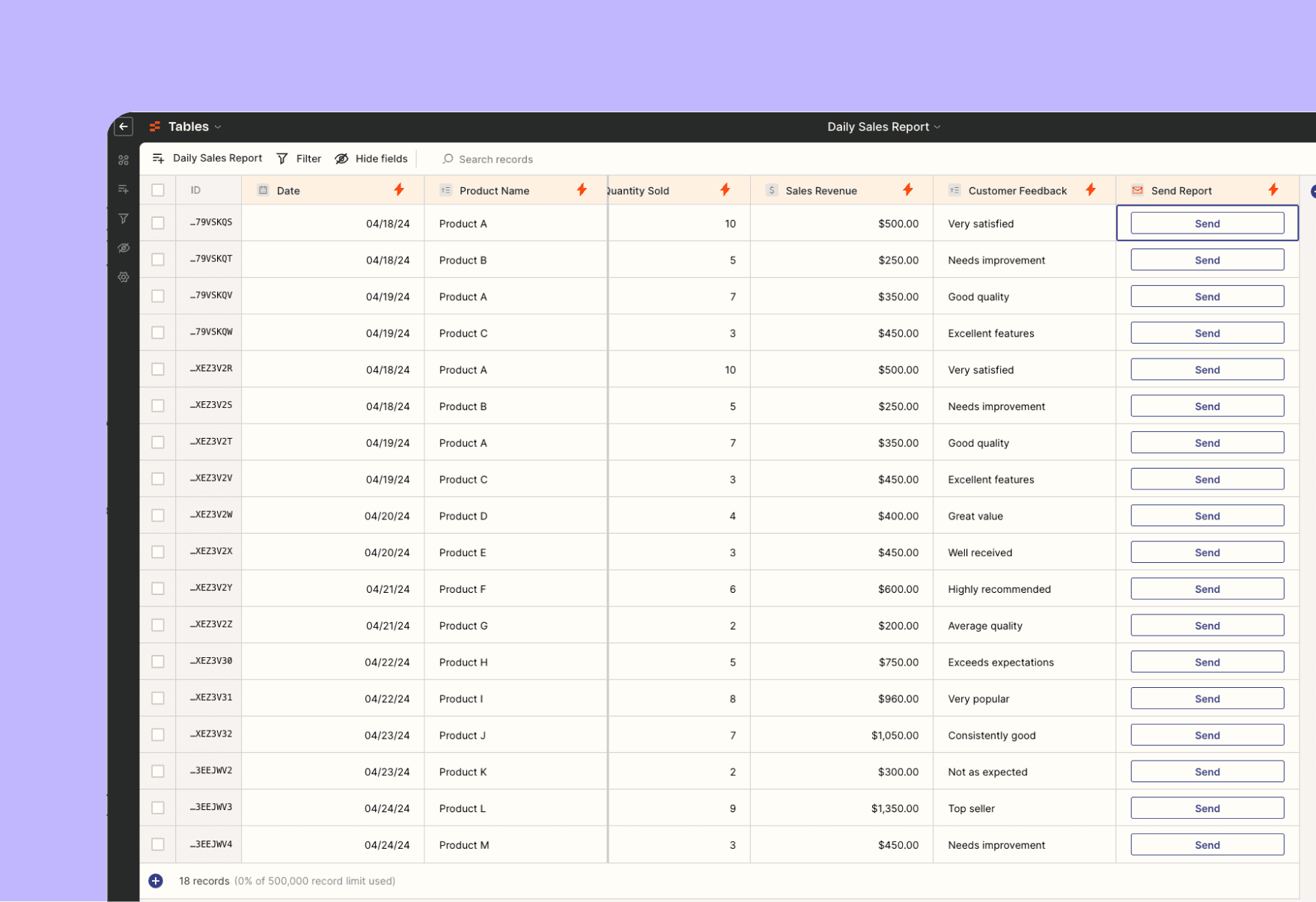 Daily Sales Report Preview Image