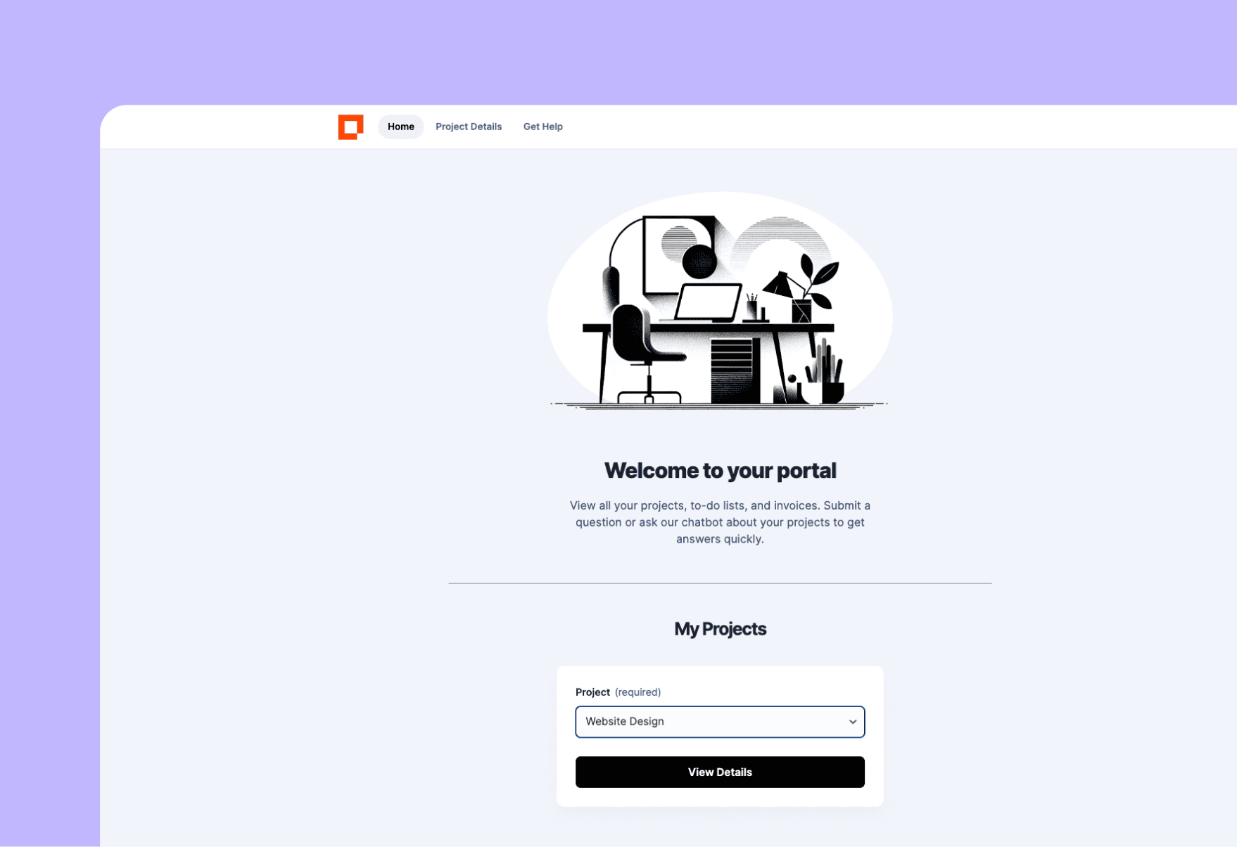 Modelo de Portal do Cliente