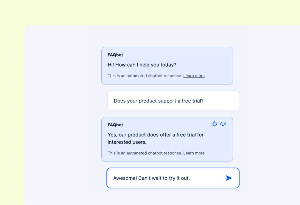 Simple FAQ AI Chatbot, powered by OpenAI