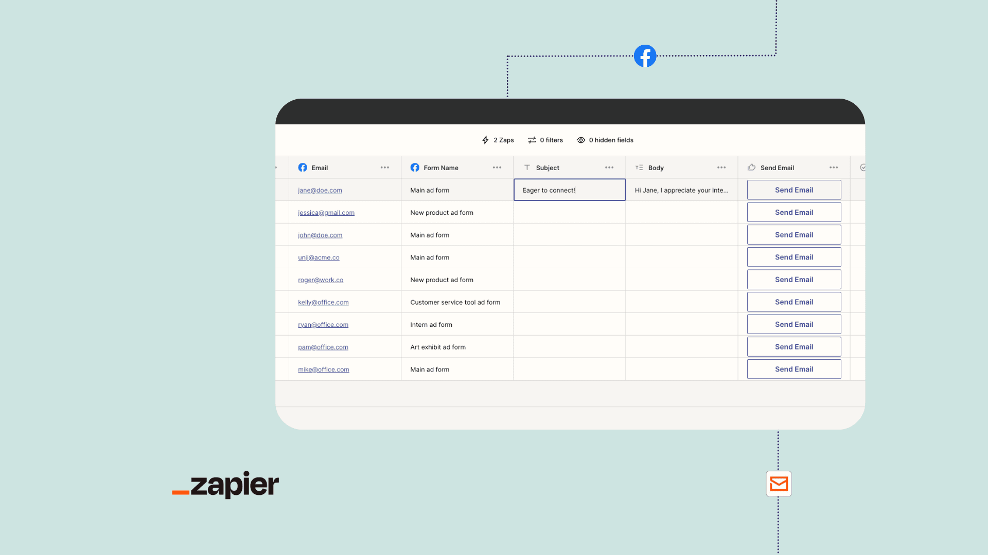 Facebook Lead Tracking Template Hero