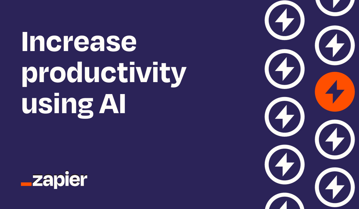 Increase productivity using AI blog image