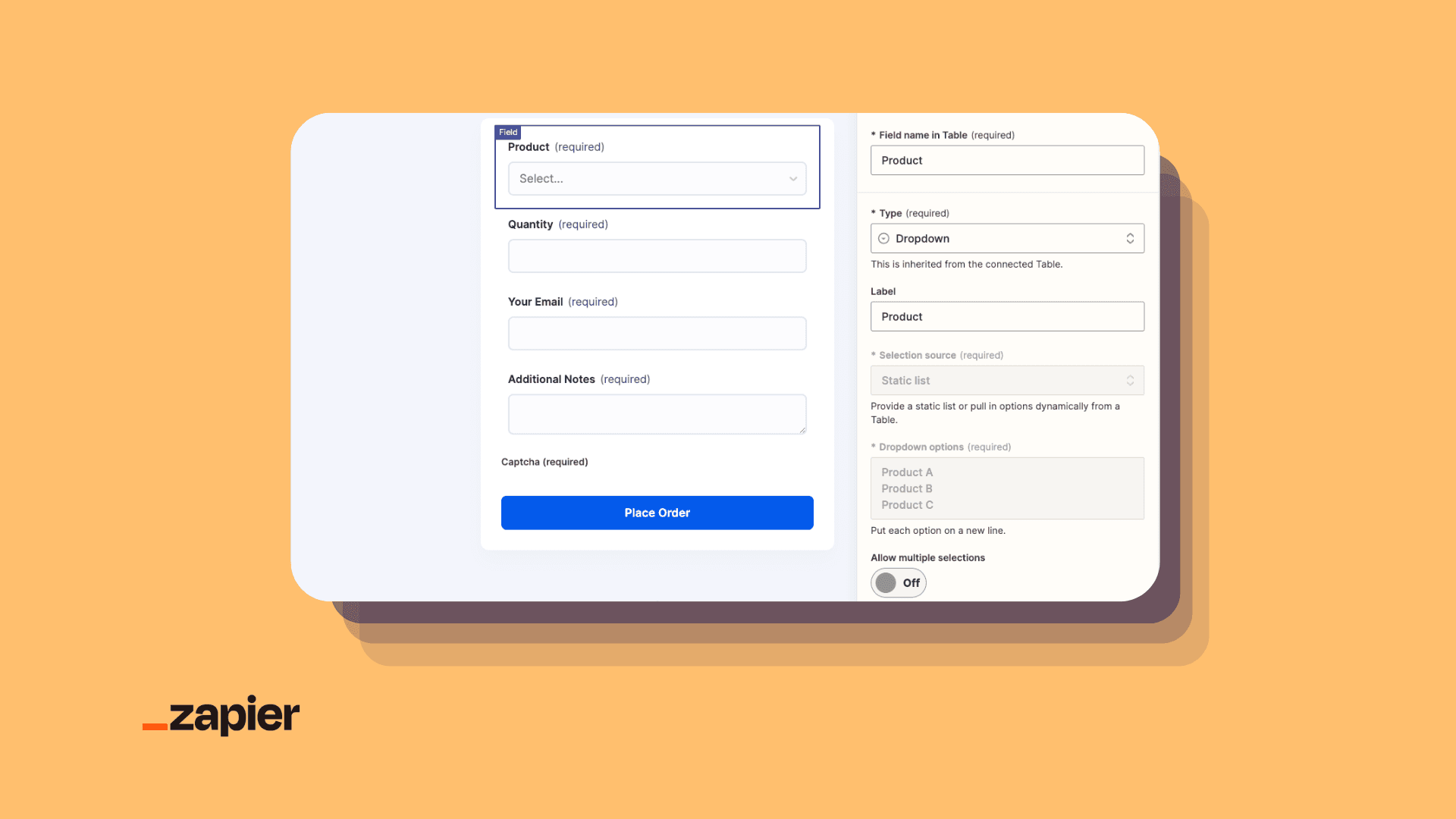 Order Form Template Preview